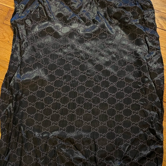 Gucci Black Satin Monogram Dust Bag - Picture 1 of 1